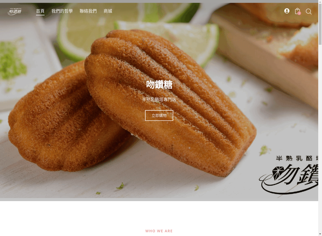 新官網首頁:現代化設計與完整電商功能